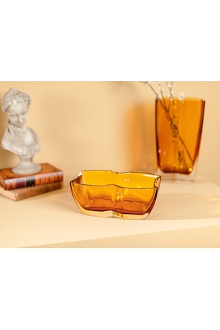 Madame Coco Loches El Yapımı Cam Vazo - Büyük Boy 1kvazo032125x10 Cm-gold