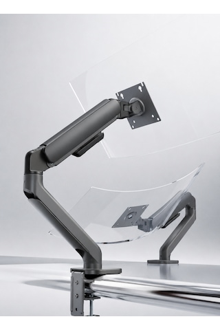 Lynx Series 17-32" Gazlı Pistonlu Tekli Monitör Kolu 10 Kg Vesa Uyumlu Grey