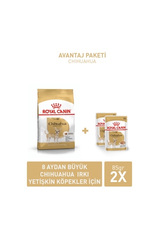 Chihuahua Adult 1,5 Kg + Chihuahua Gravy X 2 Adet
