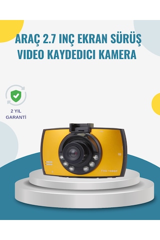 Araç İçi Hd Dvr Kamera G Sensor Ve Hareket Algılama Özellikli - L