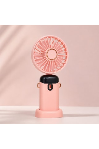 Feny Taşınabilir El Fanı, 5 Kademeli Soğutma, Dijital Göstergeli Mini Fan