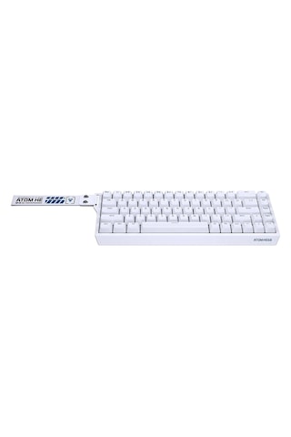 Mk811 Atom He68 White Magnetic Emerald Switch 8k Hz Hall Effect İngilizce Gaming Klavye