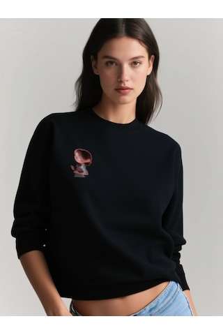 Ogc Carl & Ellie Kombin Sweatshirt Siyah