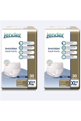 Jender 5.5 Damla Emici Külot Extra Büyük Boy XL 60 Adet