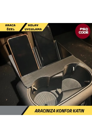 Hyundai Ioniq 5 Bardak Tutucu İçin Telefon Eklentisi 2021-2024 Modeller İle Uyumlu 001
