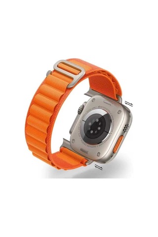 Apple Uyumlu Watch 10 Serisi 46mm Redclick Krd74 Metal Toka Hasır Kordon