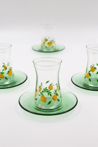 Rakle Bodrum 12 Parça Çay Seti 170 Cc Çok Renkli