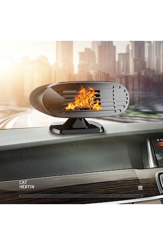 Mini Araç Isıtıcısı Buz Çözme Kar Buğu Çözücü 12v