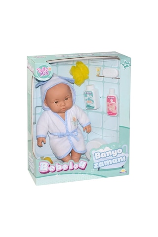 030031 Sunman, Bebelou Banyo Zamanı Bebek Seti, 35 Cm / +3 Yaş