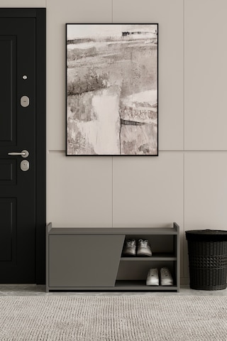 Hera 95 Cm Ayakkabılık 100% Mdf Gri