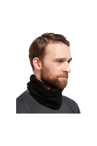 Eleven Markets Kışlık Spor Unisex Siyah Polar Boyunluk Siyah Siyah