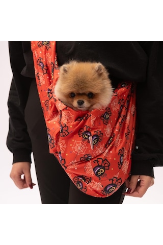 Spider Halloween Crossbody Çanta Kedi Köpek Taşıma Çantası