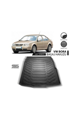 Volkswagen Bora Bagaj Havuzu 1999 Sonrası Havuzlu Bagaj Paspası