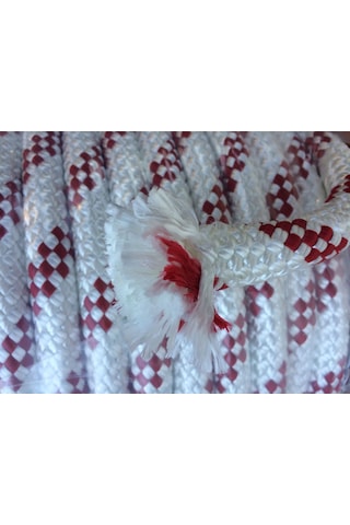 Molhalat 3 MM İskota Halat 200 M -Parlak Örgülü Halat - Bayrak İpi Yük