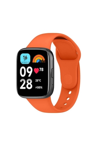 Sneezy Xiaomi Redmi Watch 3 Active Uyumlu Purelux Soft Silikon Kordon