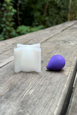 Rufus Concept Balon Elips Orta Boy Silikon Mum Kalıbı