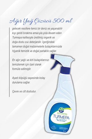 5 Al 4 Öde Ağır Yağ Sökücü Turmepa 500 Ml Ve Rosie Pamuk Tekli
