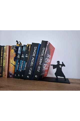 Harry Potter Silüetli Plastik Kitap Tutucu Dekoratif Kitaplık Organizer