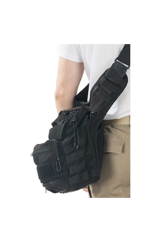 2AS Mıl-tec Cordura Çok Fonksiyonlu Siyah Omuz Çantası-3699