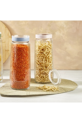 Selka Home Rigel 3'lü Cam Kavanoz 1500 Ml