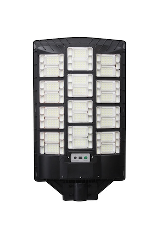 Noas Yl73 1200 S Mega 1200w Solar Sokak Armatürü Kumandalı 6500k Beyaz Işık Siyah