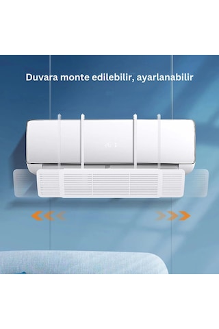 Shopytech Klima Çarpması Önleyici Ayarlanabilir Delikli Hava Yönlendirici Universal Split Klima Rüzg Diğer