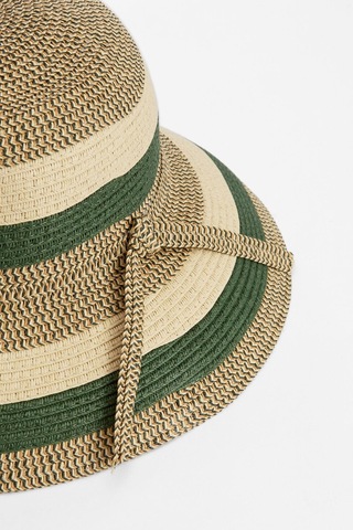 Barbour Daphne Örgü Şapka Ol71 Olive/sand Yeşil