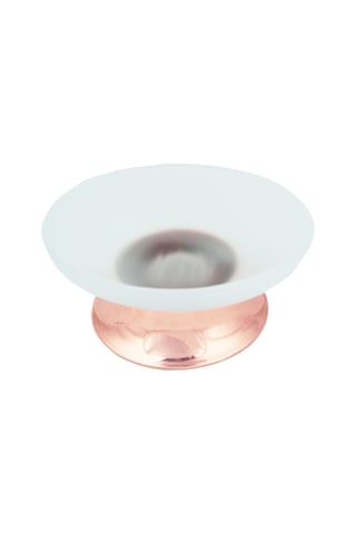 Fkn Bakır Buzlu Camlı Katı Sabunluk