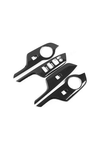 Wezone Toyota C-hr 2016-2021 Karbon Fiber Cam Pencere Panel Kapağı - Kolay Kurulum, Şık Görünüm