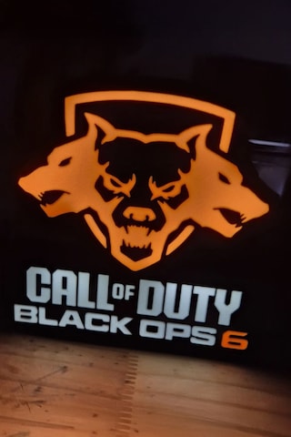 Call Of Duty Black Ops 6 Tasarımlı Gece Lambası Çok Renkli