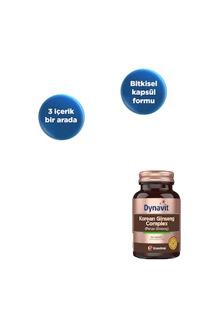 Dynavit Korean Ginseng Complex 30 Kapsül