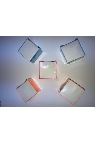 10 Adet Küp Not 500 Yaprak 9 X 7 X 7 Cm Kağıt Küp Blok Not