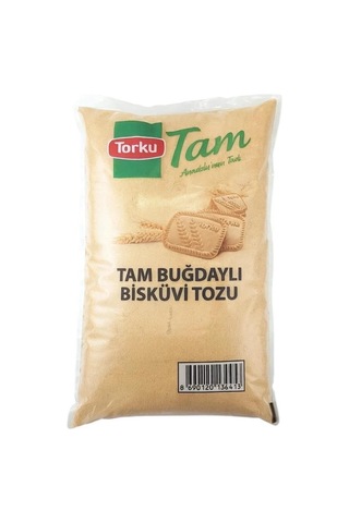 Torku Tam Buğday Bisküvi Tozu 1 Kg Pasta, Cheesecake Ve Tatlı Tabanı İçin Öğütülmüş Bisküvi
