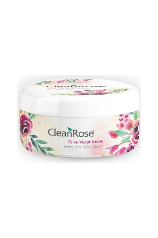 Clean Rose El ve Vücut Kremi 125 G Clean Rose El ve Vücut Kremi 125 G