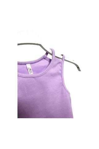 Kız Çocuk Crop Lila