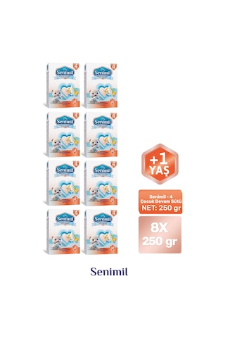 Senımıl 4 Çocuk Devam Sütü 250 G 8 Adet