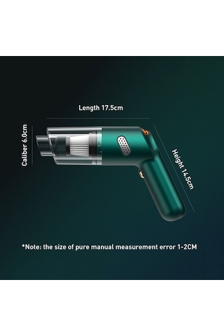 Kbn-010 10000pa Güçlü Araba Akülü Elektrikli Süpürge El Temizleme Aracı, Spec: Deluxe Versiyon Siyah