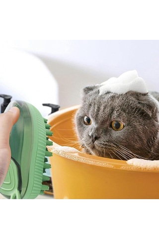Kedi Köpek Şampuan Hazneli Yıkama Kesesi