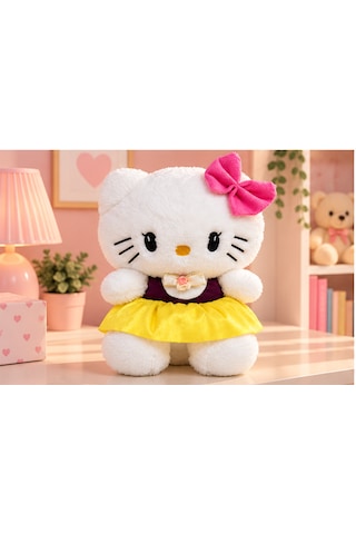 Hello Kitty 30 Cm Peluş Oyuncak Sarı