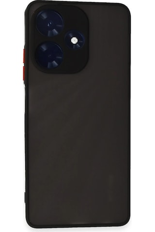 Newface - 911 - İnfinix Hot 30 4g Kılıf Montreal Silikon Kapak - Csmo-tex - - Siyah Sıyah