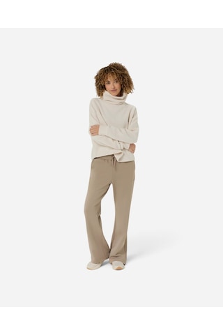 Asics Nagıno Refıned Texture Sweat Flare Pant Kadın Kahverengi Eşofman Altı 2032d371-200