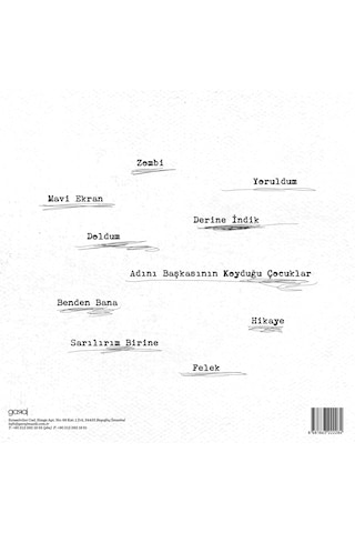 Adamlar - Dünya Günlükleri Plak