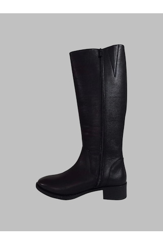 Castle Black Cb-19900-1 Kadın Deri Fantazi Çizme Siyah