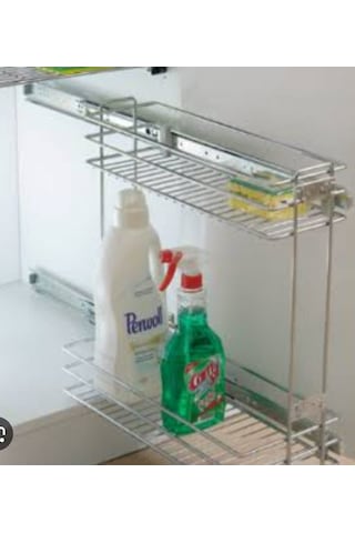 Teleskopik Yandan Raylı Frenli 12 CM Şişelik Yağdanlık