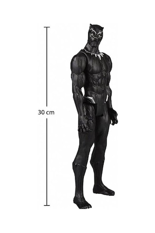 Avengers Süper Kahramanlar Serisi Black Panther 30 Cm Sesli Işıklı Hareketli Eklemli Figür Oyuncak