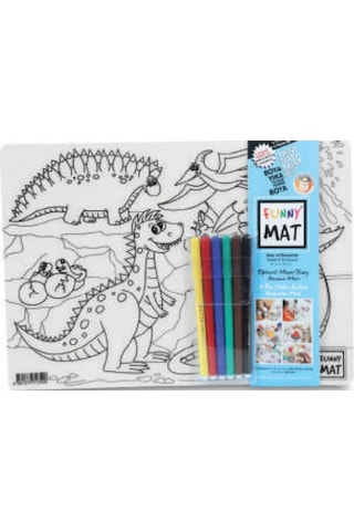 Funny Mat - Uzay Ve Dinozorlar 6'lı Kalem Hediyeli 25 X 35 Cm - Fglt-763942 Funny Mat - Uzay Ve Dinozorlar 6'lı Kalem Hediyeli 25 X 35 Cm - Fglt-763942
