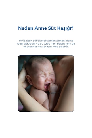 Babyjem Yumuşak Uçlu Anne Süt Kaşığı