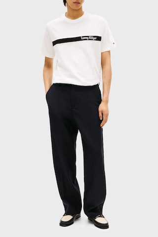 Tommy Hilfiger Erkek T Shirt Mw0mw41765 Ybl Beyaz Beyaz