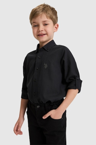 U.S. Polo Assn. Erkek Çocuk Siyah Gömlek Basic 50324683-vr046