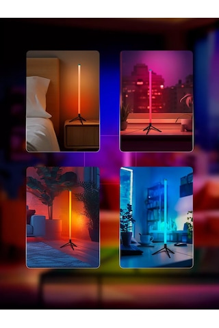 O Clock Oda İçin Rgb Lamba Arka Plan Aydınlatması 224767183 Gri